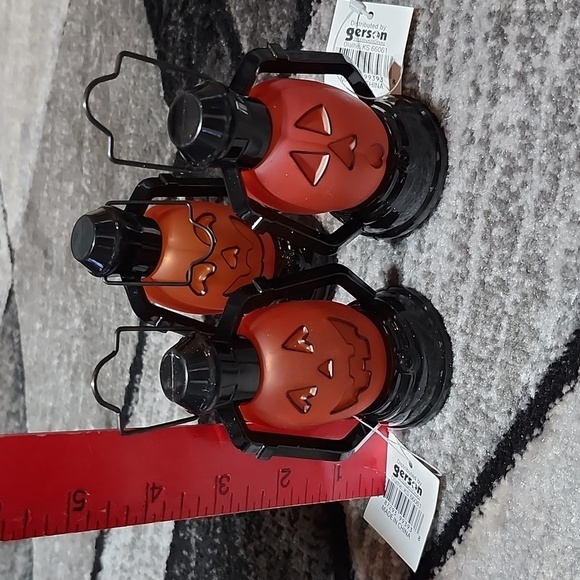 HALLOWEEN SPIDERS SKELETON FLUTE GLASSES MINI PUMPKIN LANTERNS DECORATION BUNDLE - Picture 12 of 16